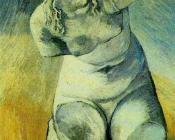 文森特威廉梵高 - 女性躯干的石膏雕像